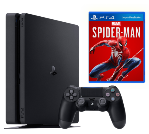 PS4 PlayStation 4 Slim 500GB с игрой Spider-Man