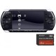 PSP Sony, PSP 3000 - 3008 Slim Lite Piano Black карта памяти 8 GB (игры), Прошита