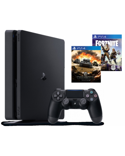 PS4 Slim 500 GB  Free-to-Play Комплект