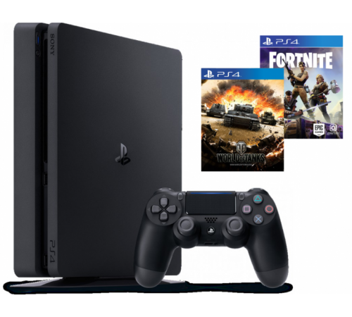 PS4 Slim 500 GB  Free-to-Play Комплект