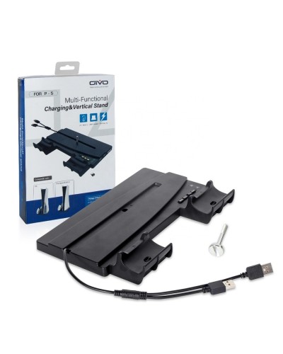 Вертикальная подставка для PlayStation 5 Multi Functional Charging Stand (OIVO IV-P5238)